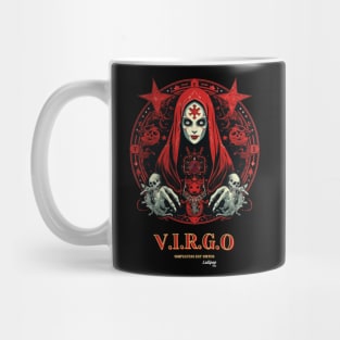 Dark Zodiac Virgo: The Veiled Enigma Mug